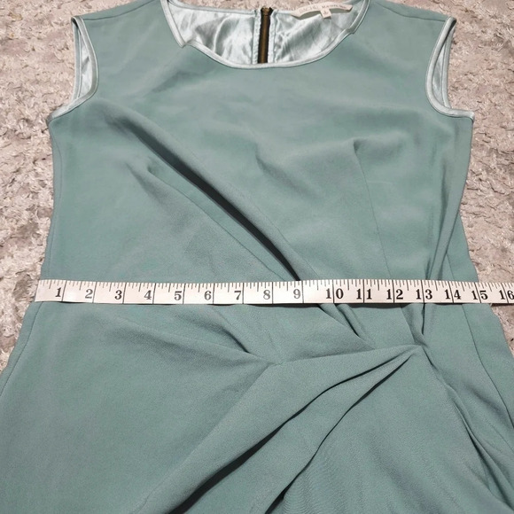RACHEL RACHEL ROY Most Wanted 2 Sheath Dress w/ Faux Tie Waist, Jade, S - Picture 8 of 11